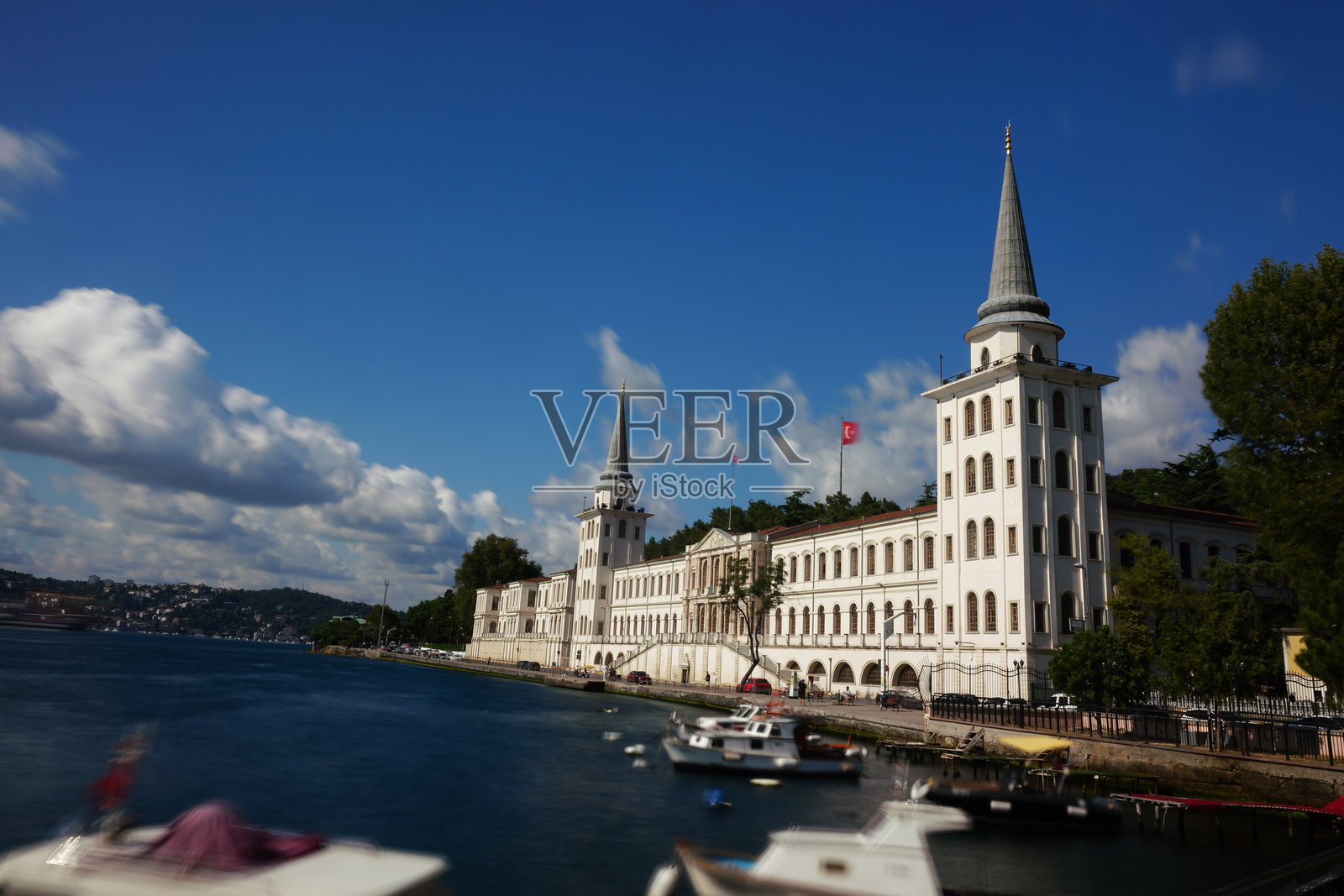 伊斯坦布尔的库雷利军事高中照片摄影图片