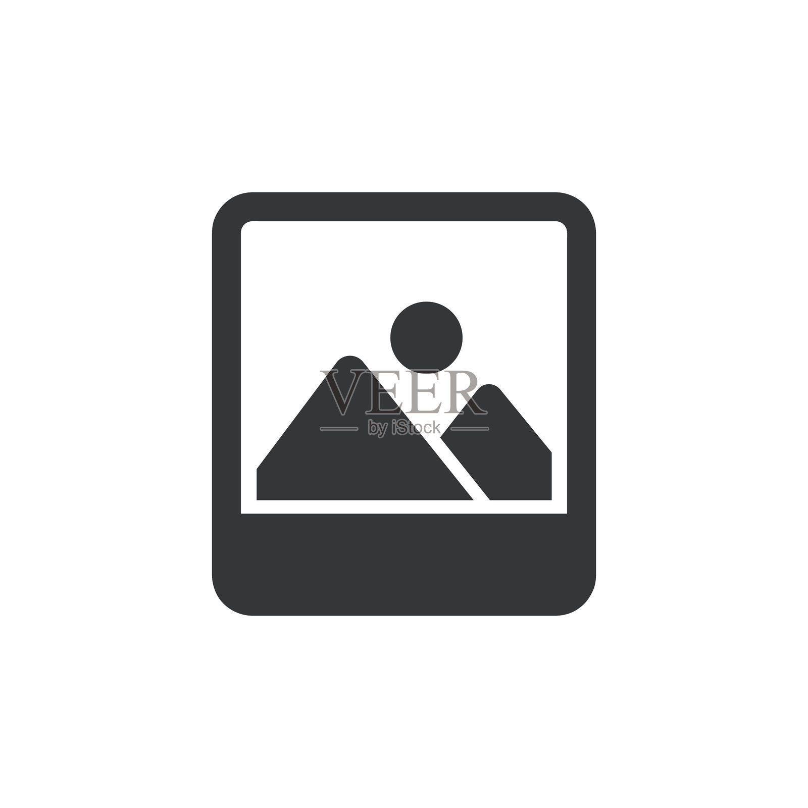 图像图标实心图标。可以应用于任何地方的实心图标，简单、像素完美且现代风格。插画图片素材