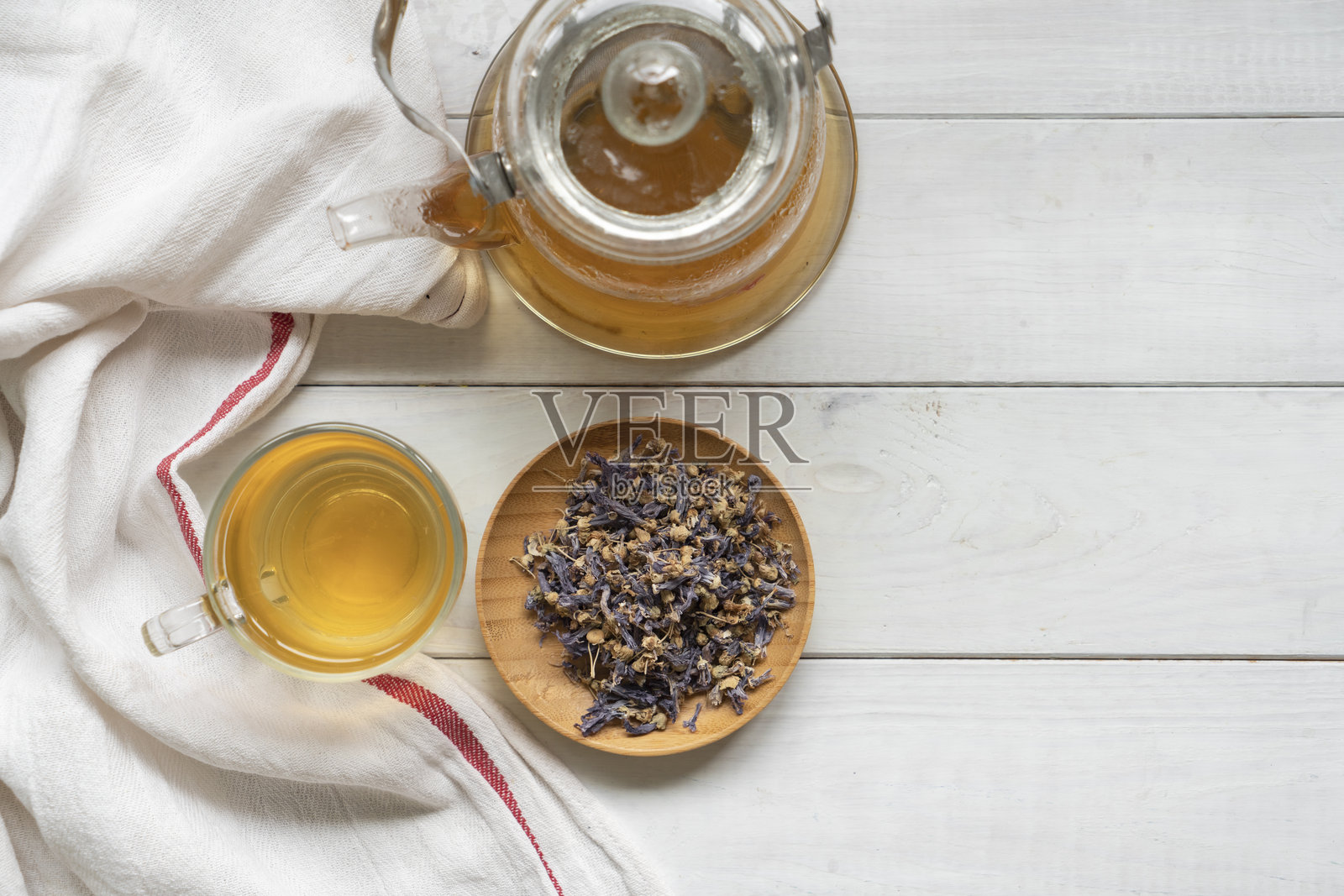 干燥的火绒草茶照片摄影图片