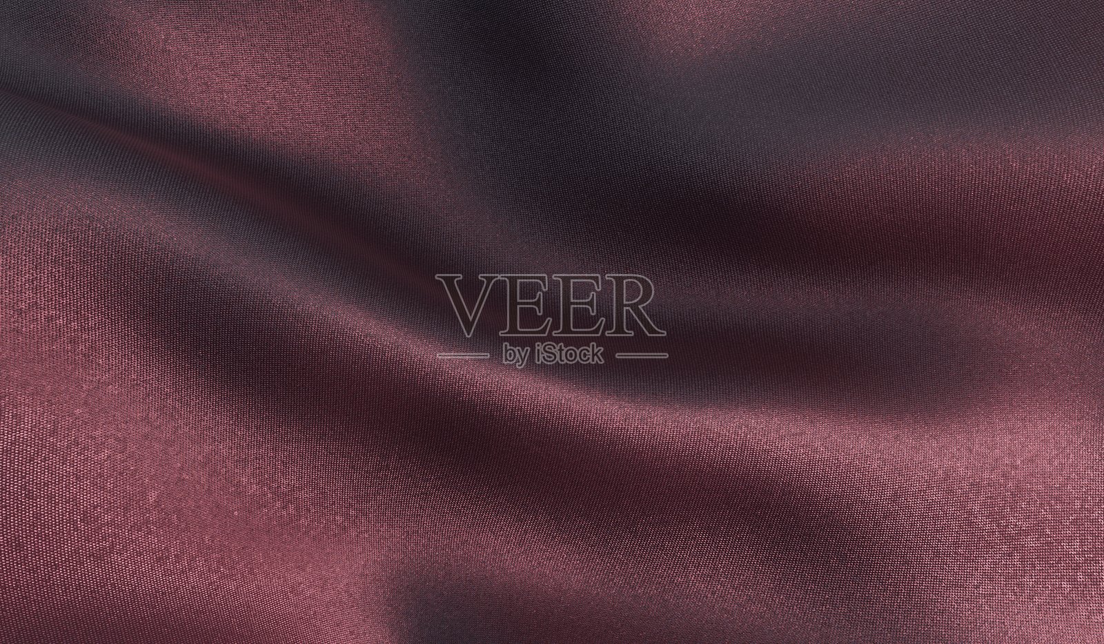 抽象背景，织物条纹，皱褶织物，波浪形织物，光泽，3D插图照片摄影图片