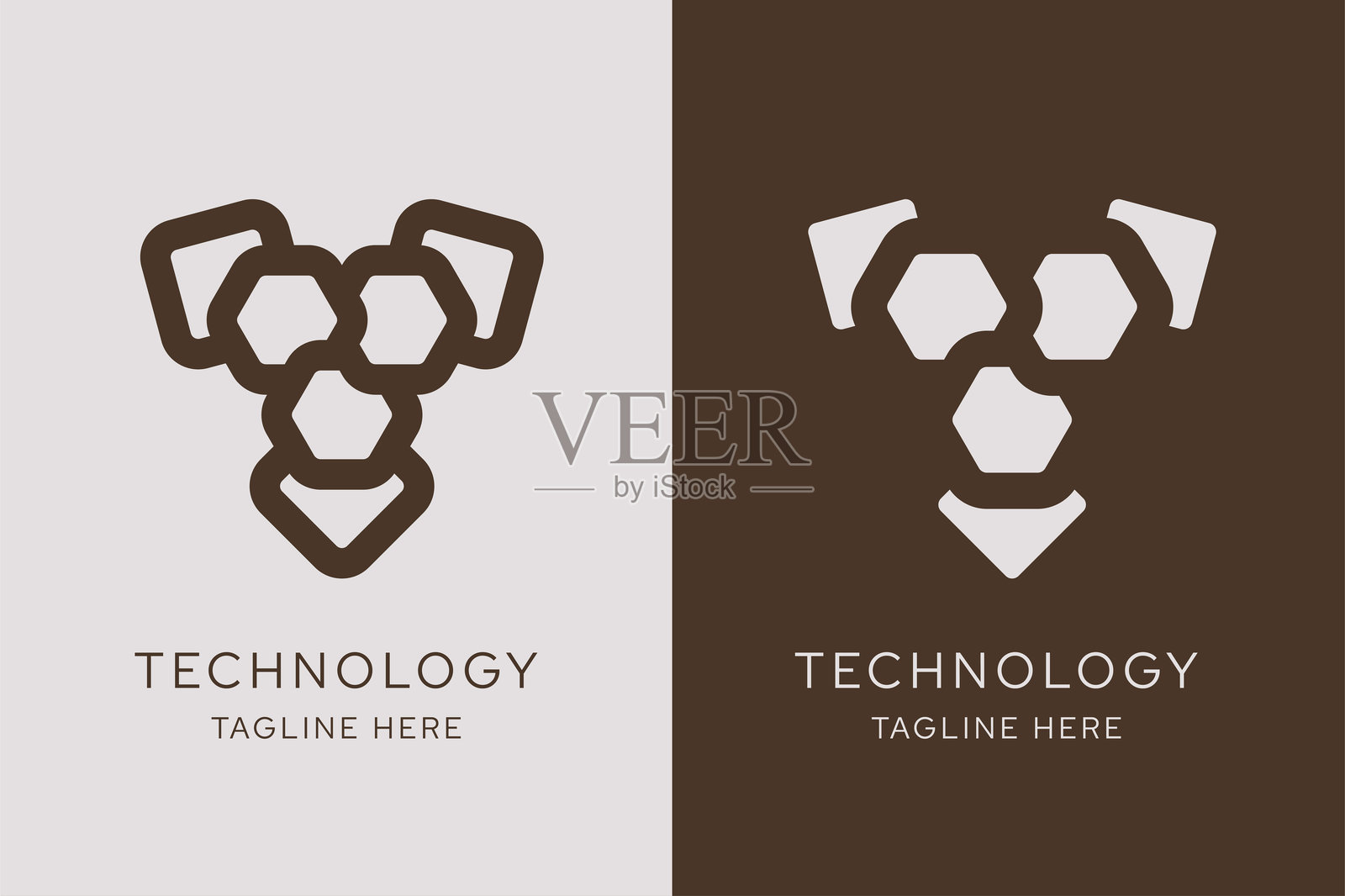 公司标志和符号设计插画图片素材