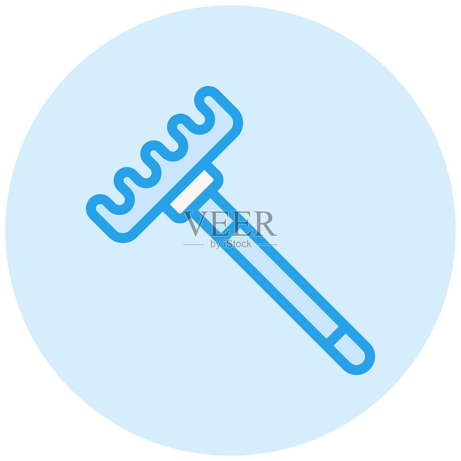 耙子矢量图标设计插图插画图片素材