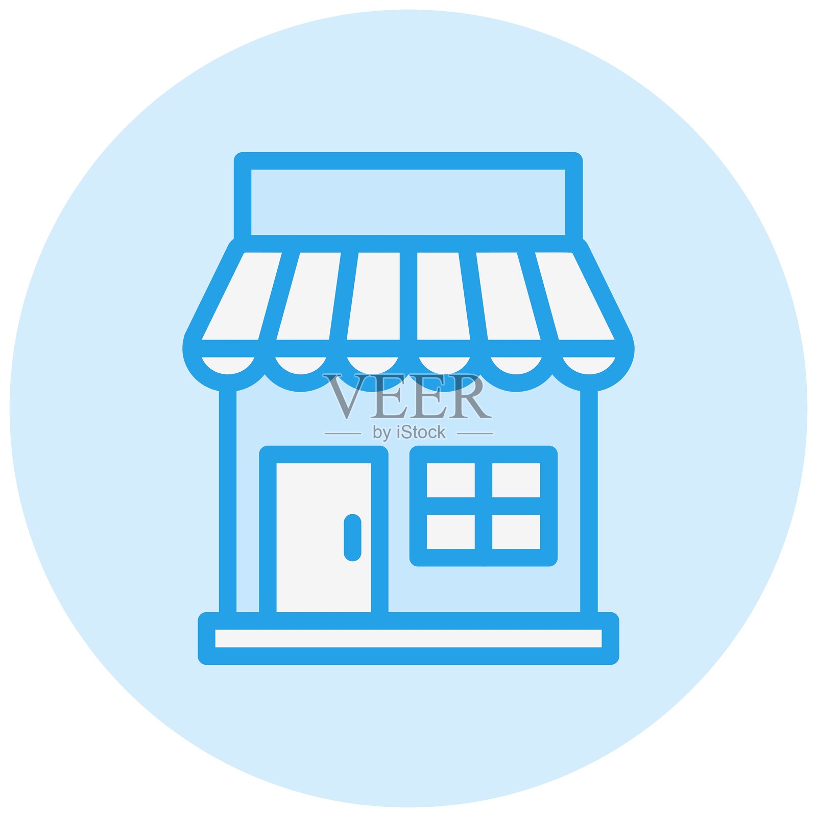 商店矢量图标设计插图插画图片素材