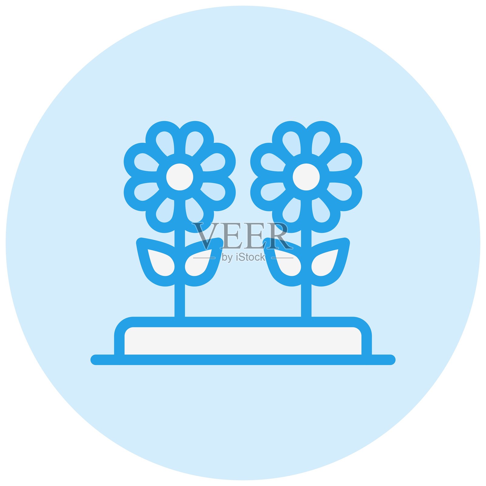 花卉矢量图标设计插图插画图片素材