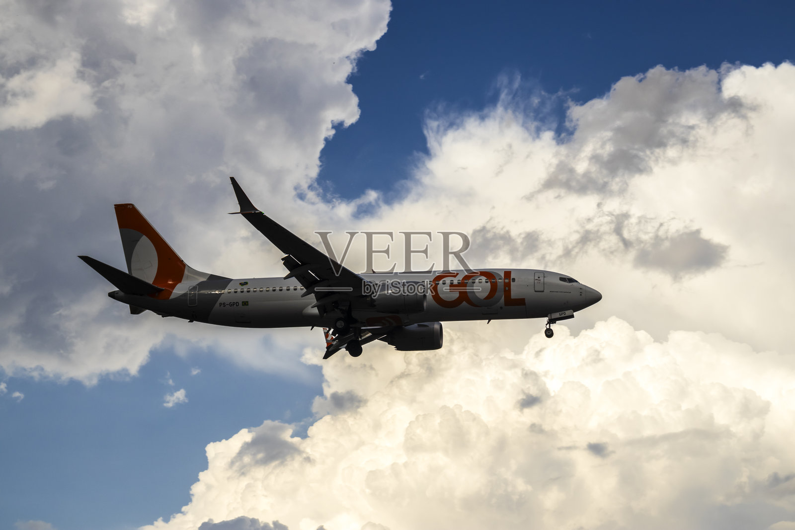 多云的蓝天照片摄影图片