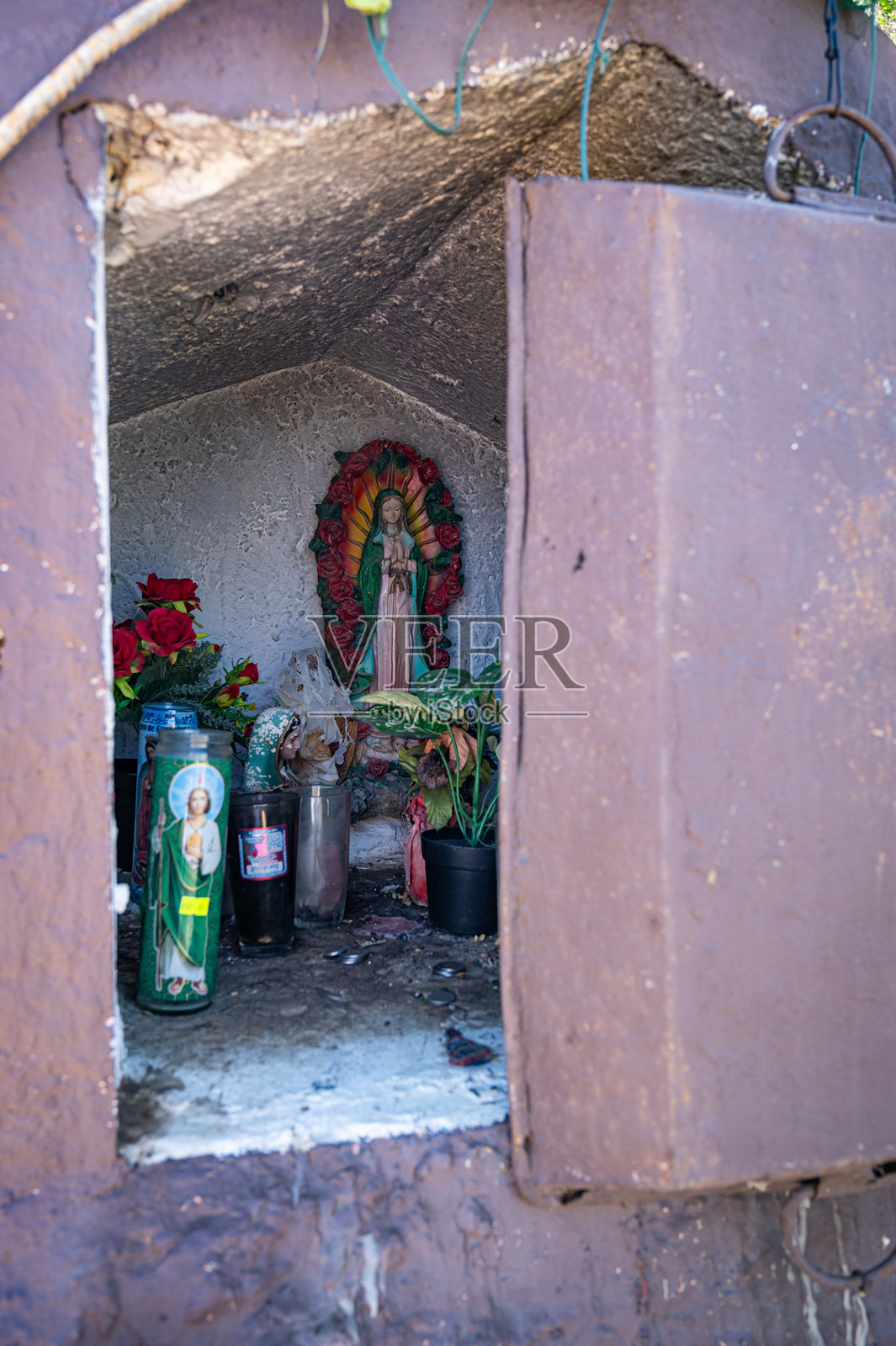 墨西哥的小神龛照片摄影图片