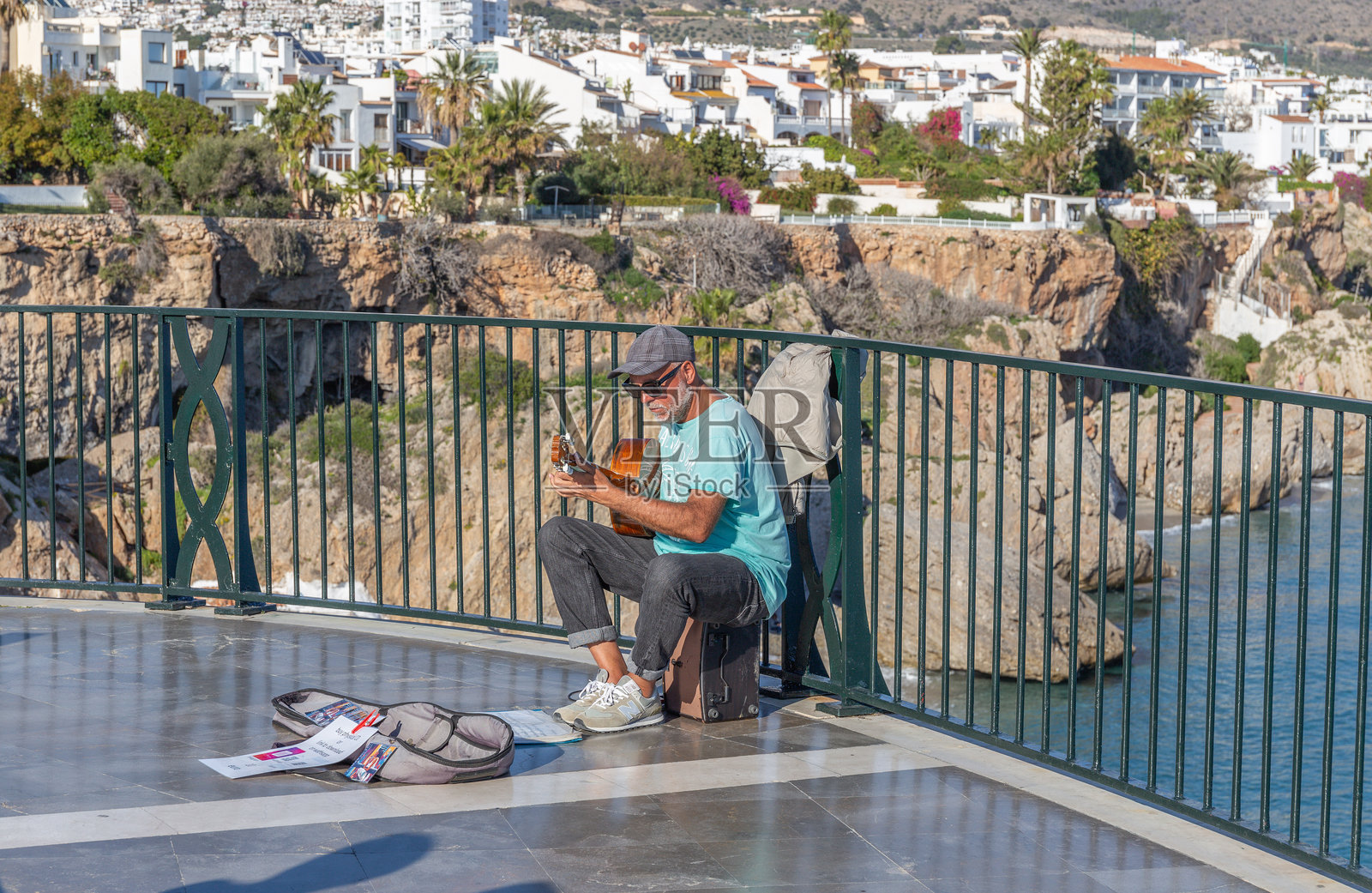 西班牙安达卢西亚的内尔哈。照片摄影图片