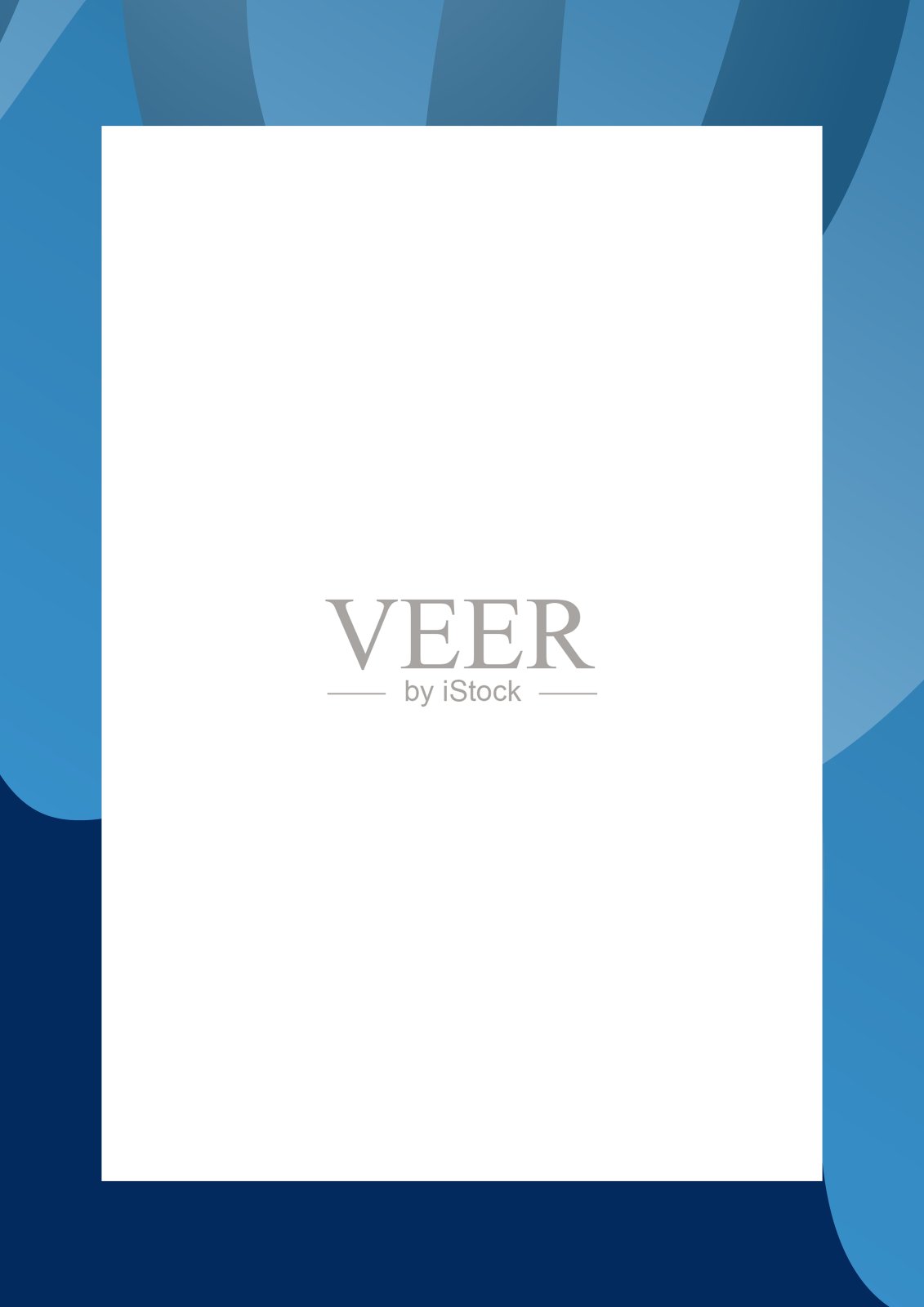 渐变的抽象蓝色边框。边框渐变插画图片素材