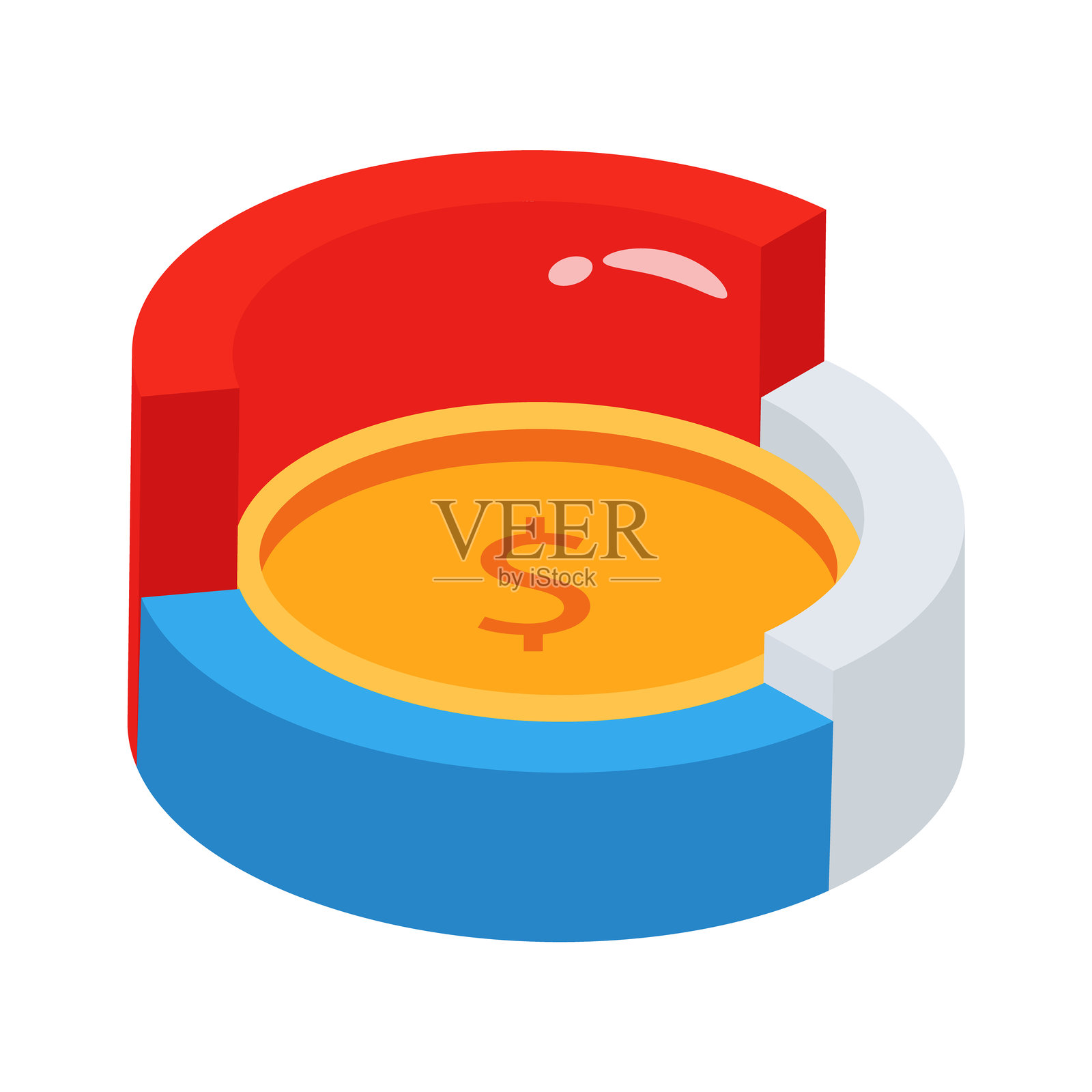 财务数据插画图片素材