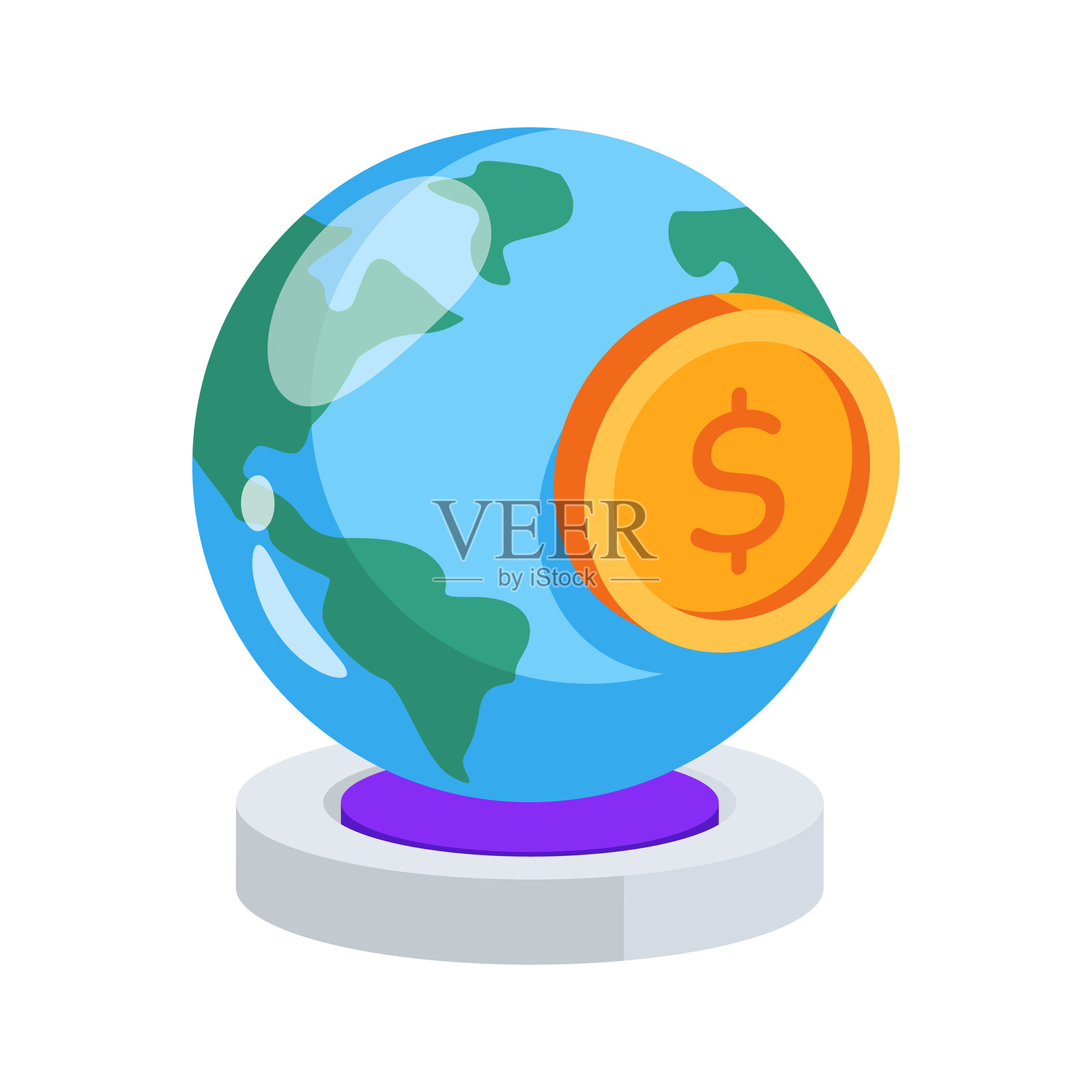 全球贸易插画图片素材