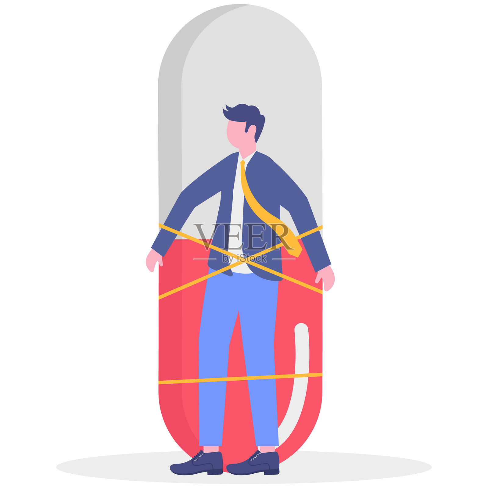 社交媒体插图，商业概念，网页设计插画图片素材