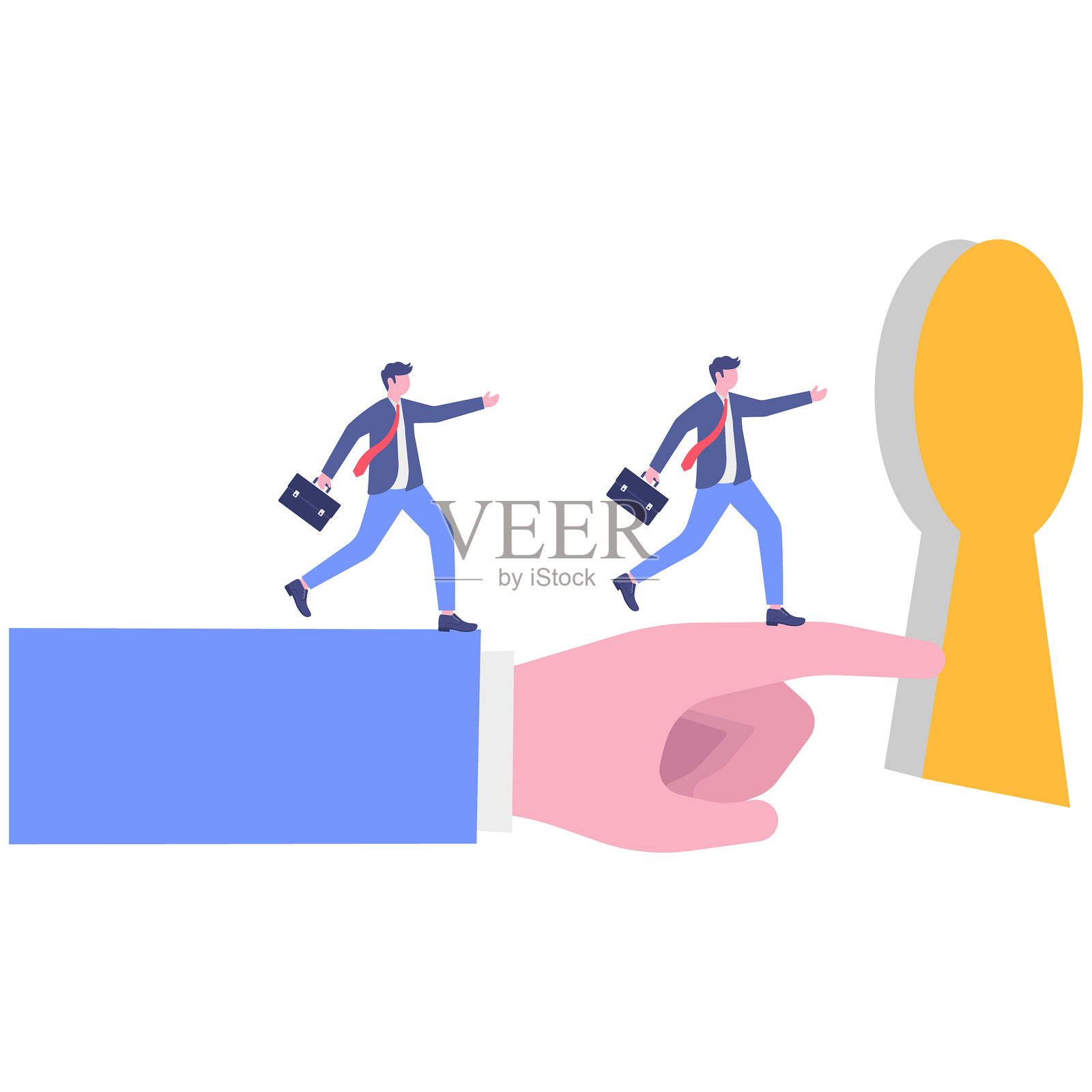 社交媒体插图，商业概念，网页设计插画图片素材