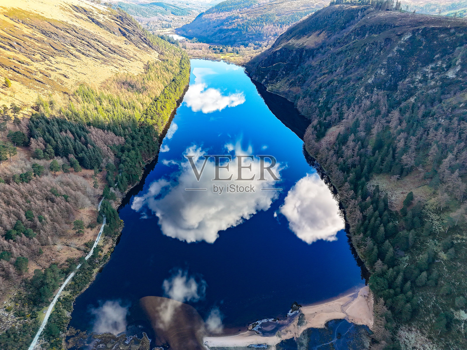 格伦达洛赫上湖照片摄影图片