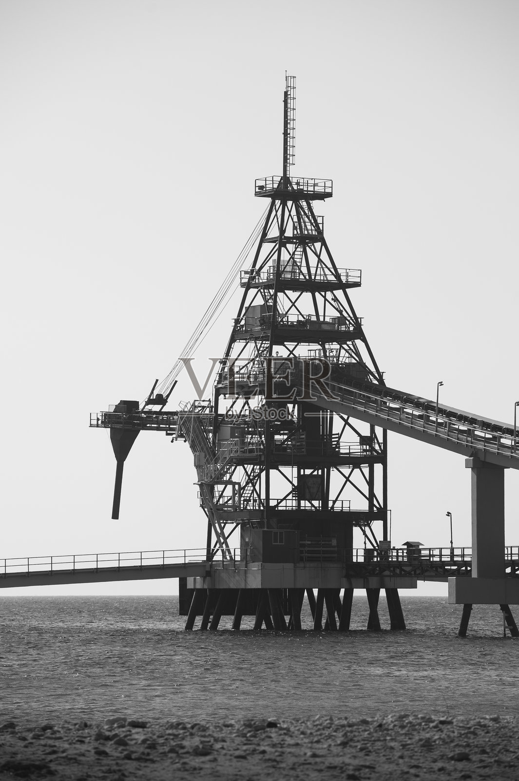 盐码头博奈尔照片摄影图片