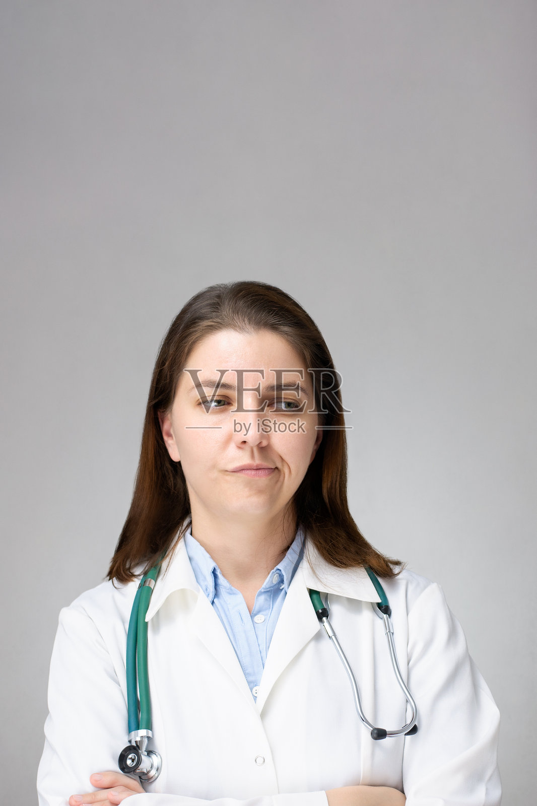 失望的医生肖像照片摄影图片