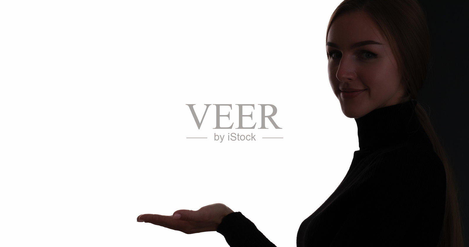 推荐女性的广告剪影美感照片摄影图片