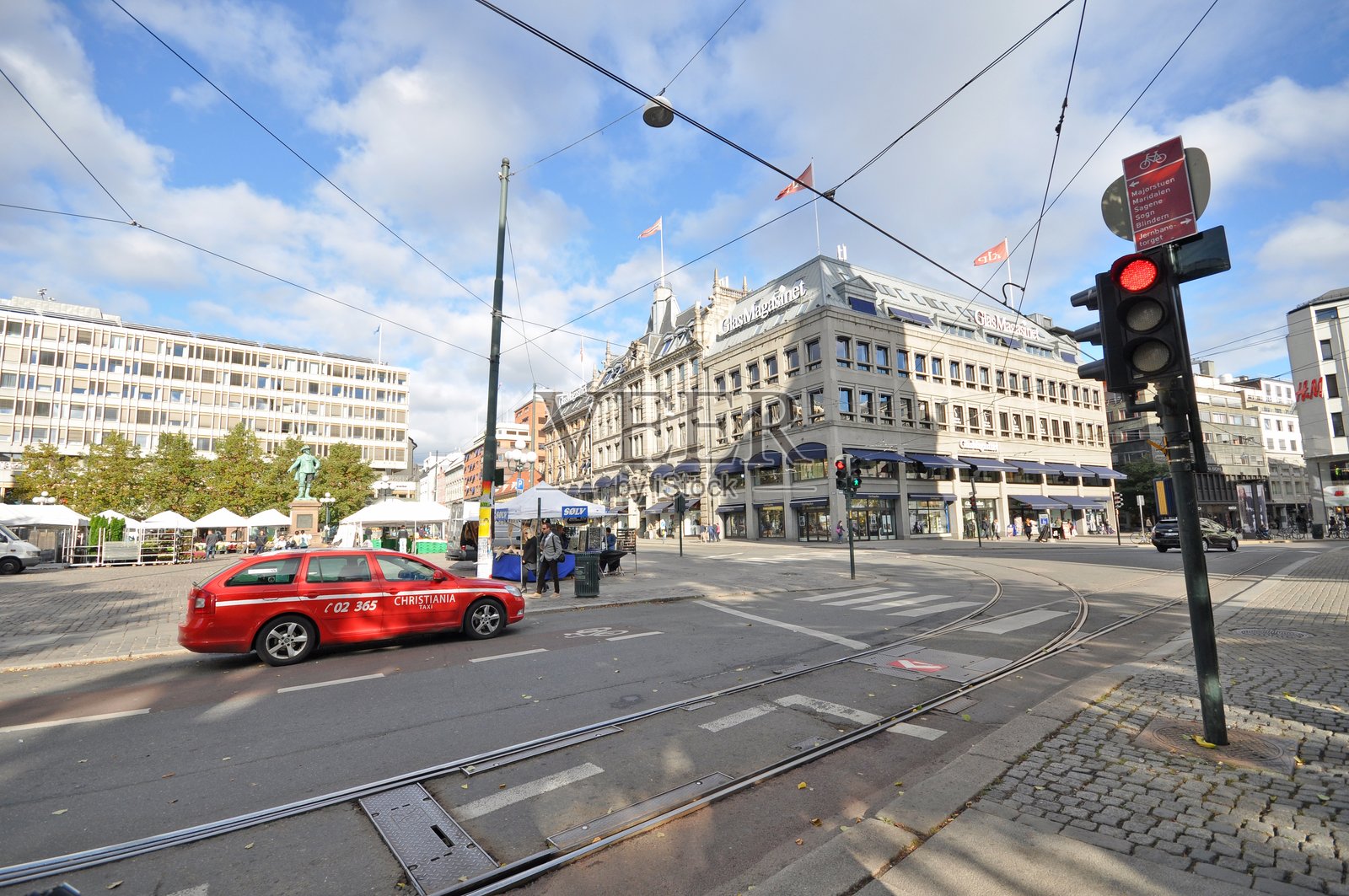 挪威奥斯陆市 - 城市景观照片摄影图片