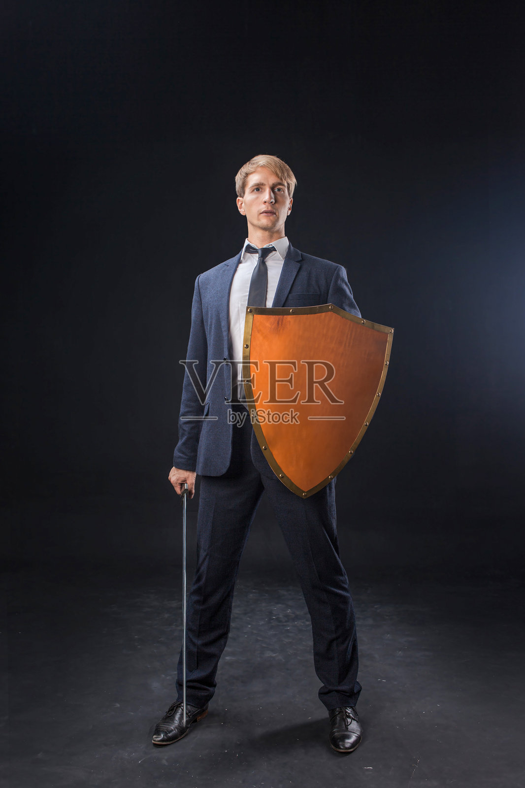 防病毒软件，您业务的数字保护者，一个概念。照片摄影图片