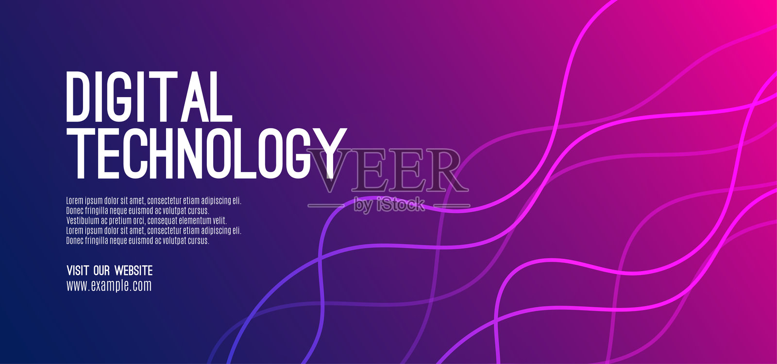 紫蓝渐变科技数字速度连接背景，抽象粉色网络信息通信，创新未来科技数据，互联网网络连接，人工智能大数据线条插图插画图片素材