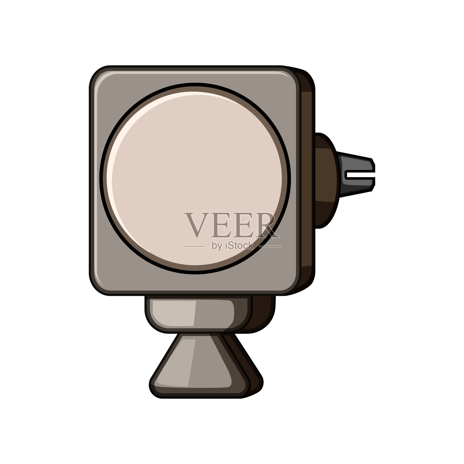 无线充电器卡通矢量插图插画图片素材