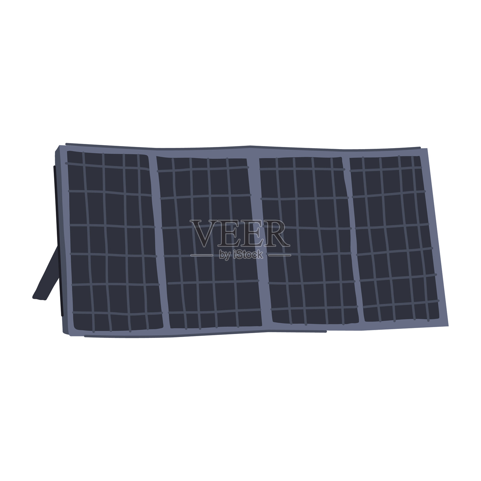 环境太阳能电池板卡通矢量插图插画图片素材