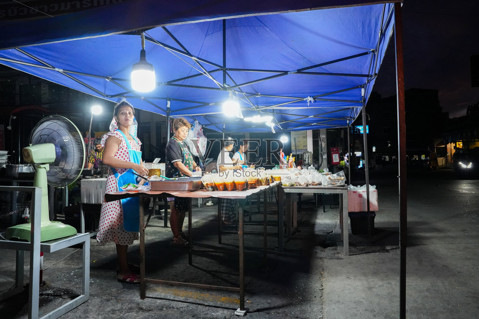 泰国春武里府芭堤雅Soi Buakhao的街景照片摄影图片