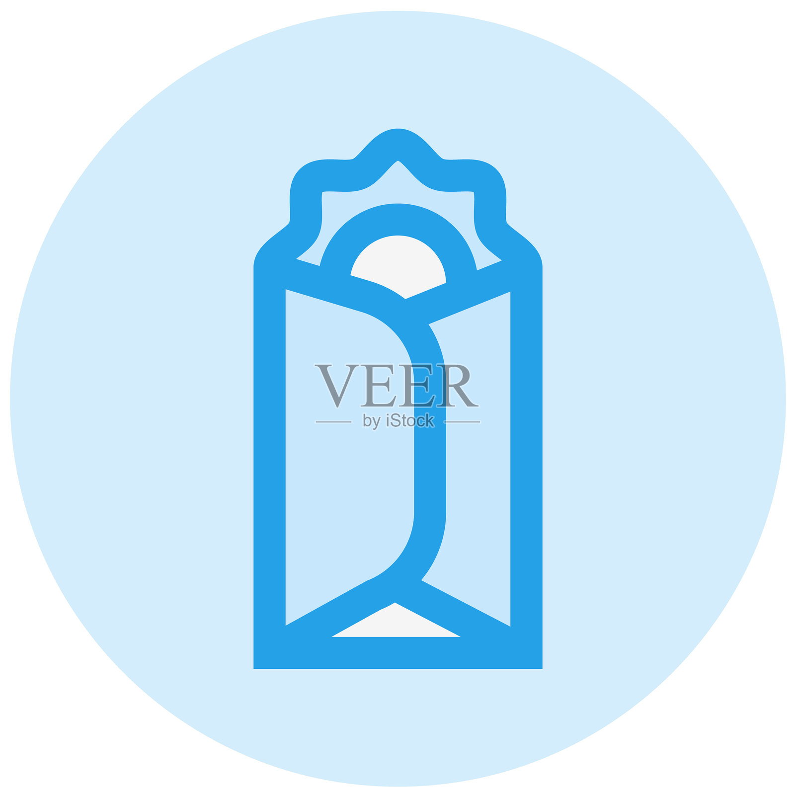 墨西哥卷饼矢量图标设计插图插画图片素材