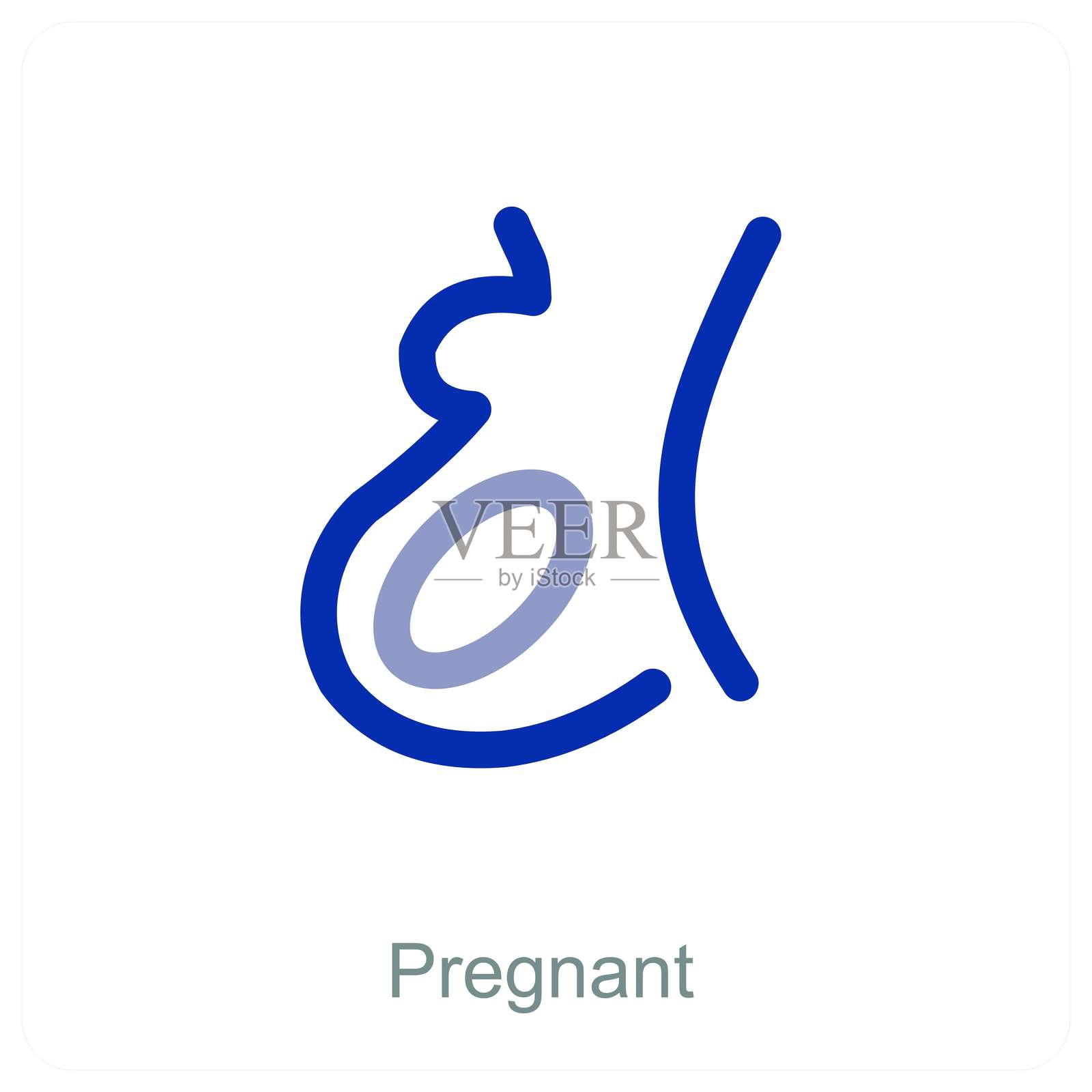 怀孕插画图片素材