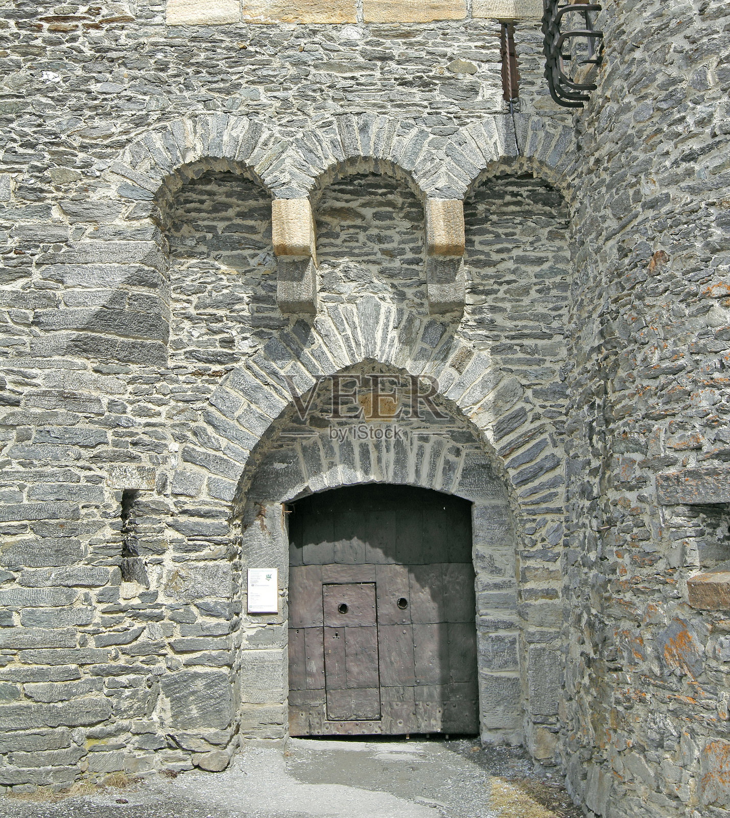 芬斯特格伦城堡，拉明施泰因，奥地利照片摄影图片