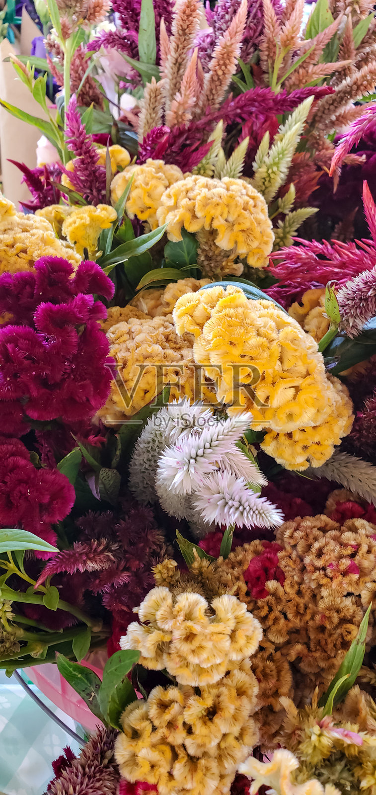 农贸市场的花卉照片摄影图片