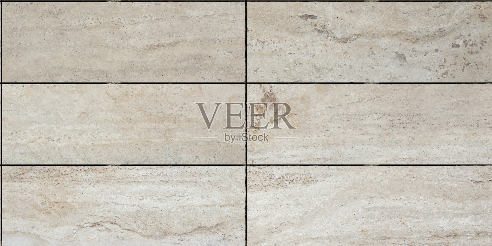 石材纹理 2x3 方形瓷砖 石灰石 露天石效果 米色 无缝照片摄影图片