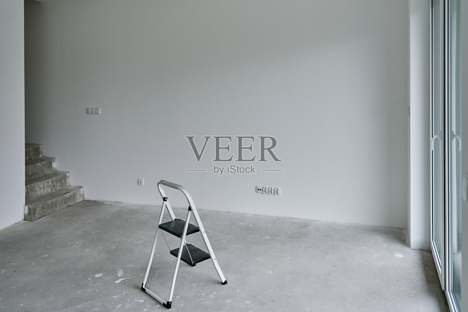 正在装修的新家未完成室内照片摄影图片