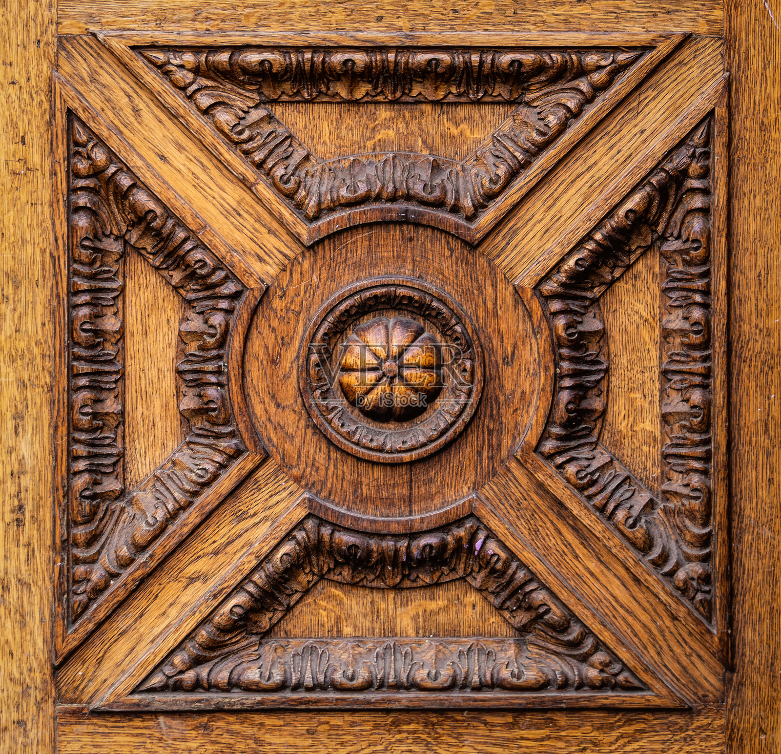 复古雕刻的棕色木质背景照片摄影图片