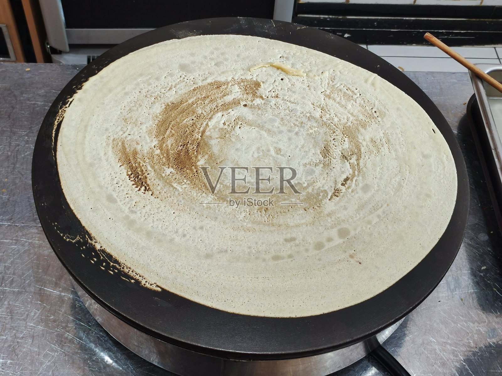 煎饼和可丽饼照片摄影图片