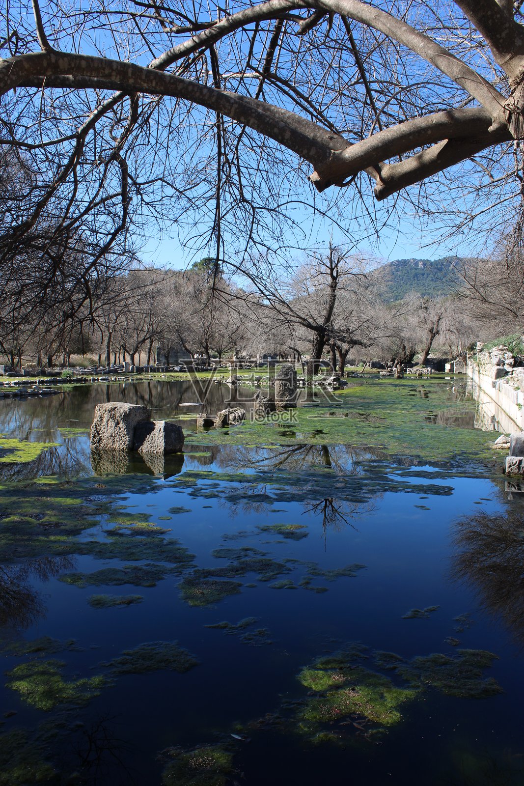 卡乌诺斯古城照片摄影图片