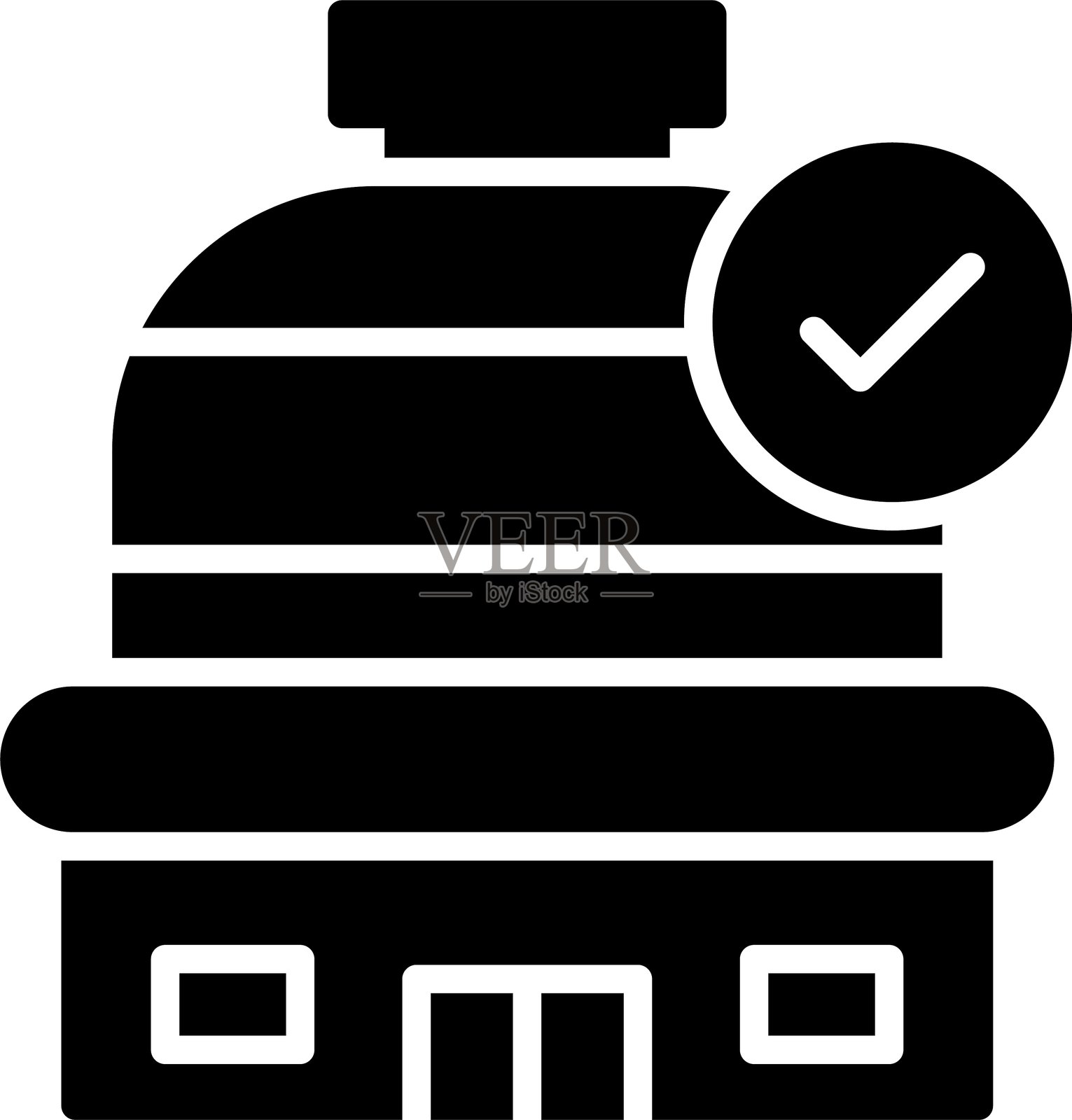 天文台图标插画图片素材