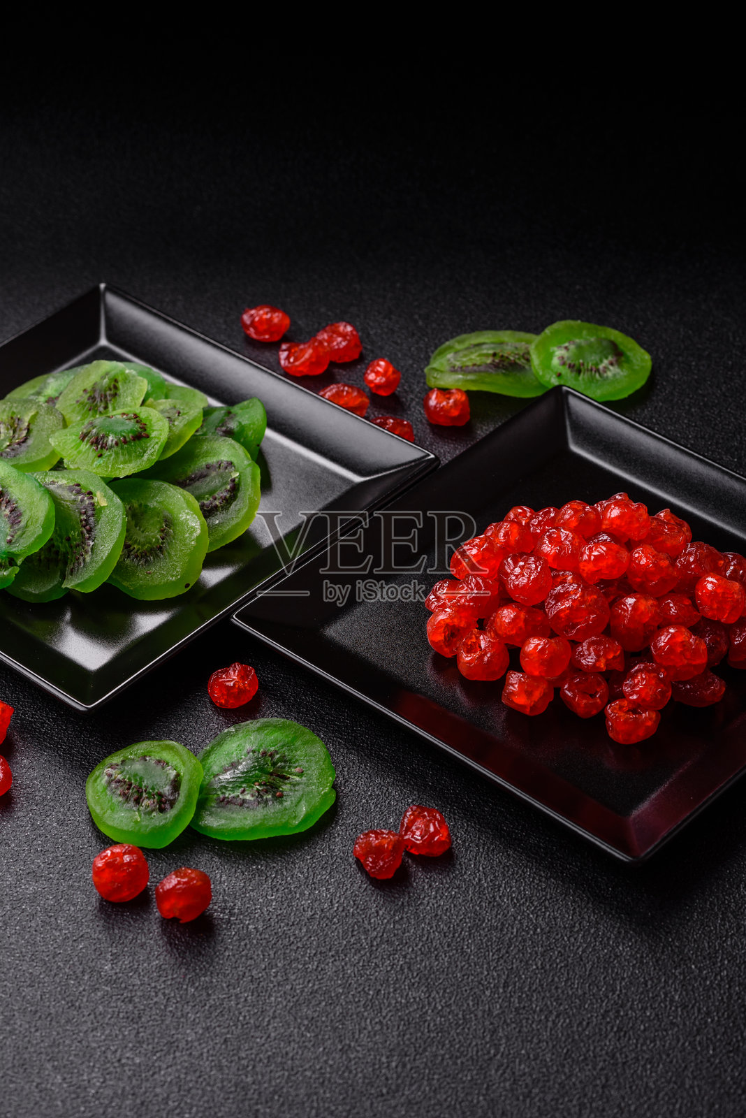 干甜绿猕猴桃或蜜饯水果照片摄影图片