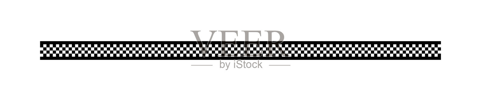 古老的边框图标，横向分隔线矢量形状图标，用于装饰复古涂鸦元素的设计插画图片素材