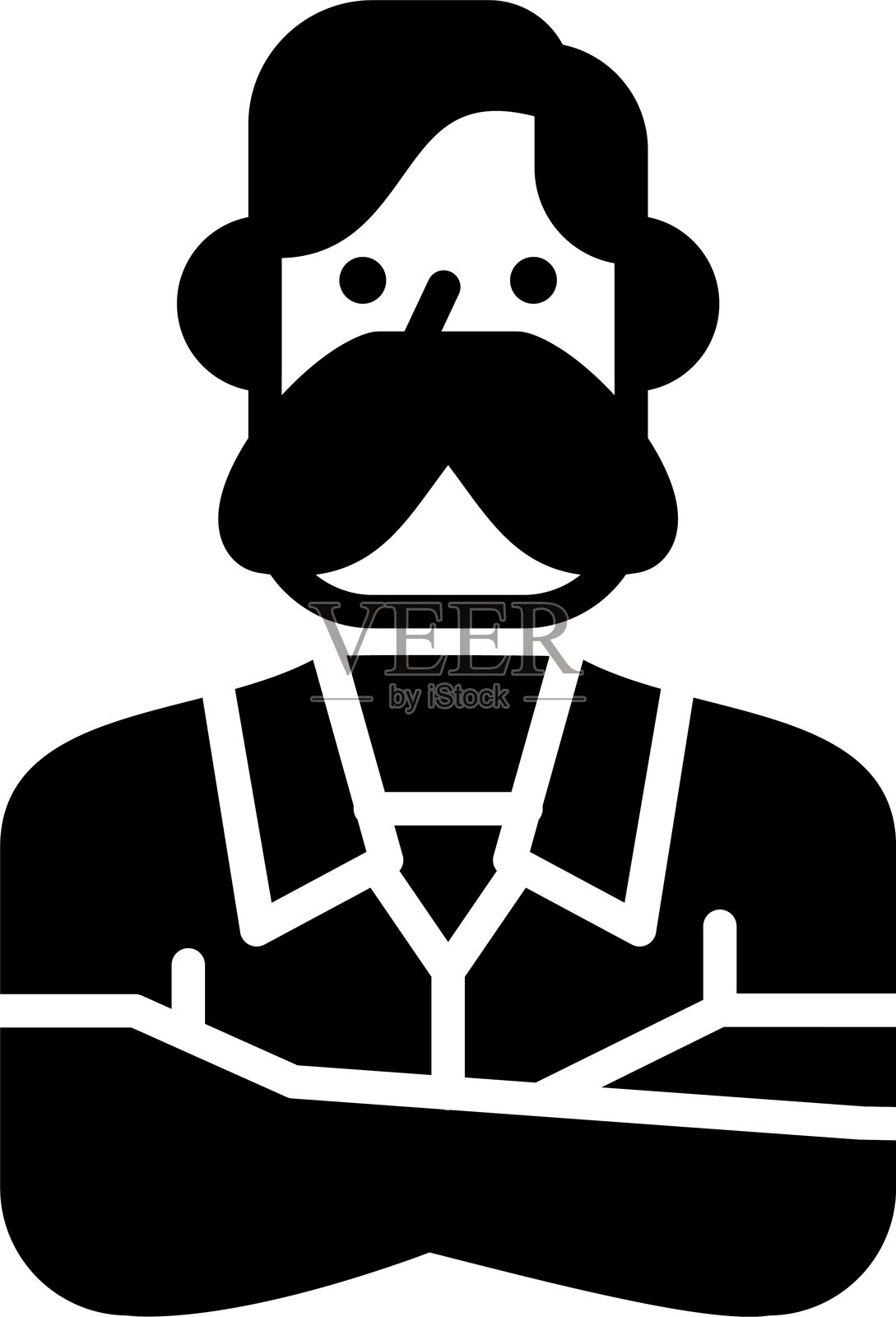 老板图标插画图片素材