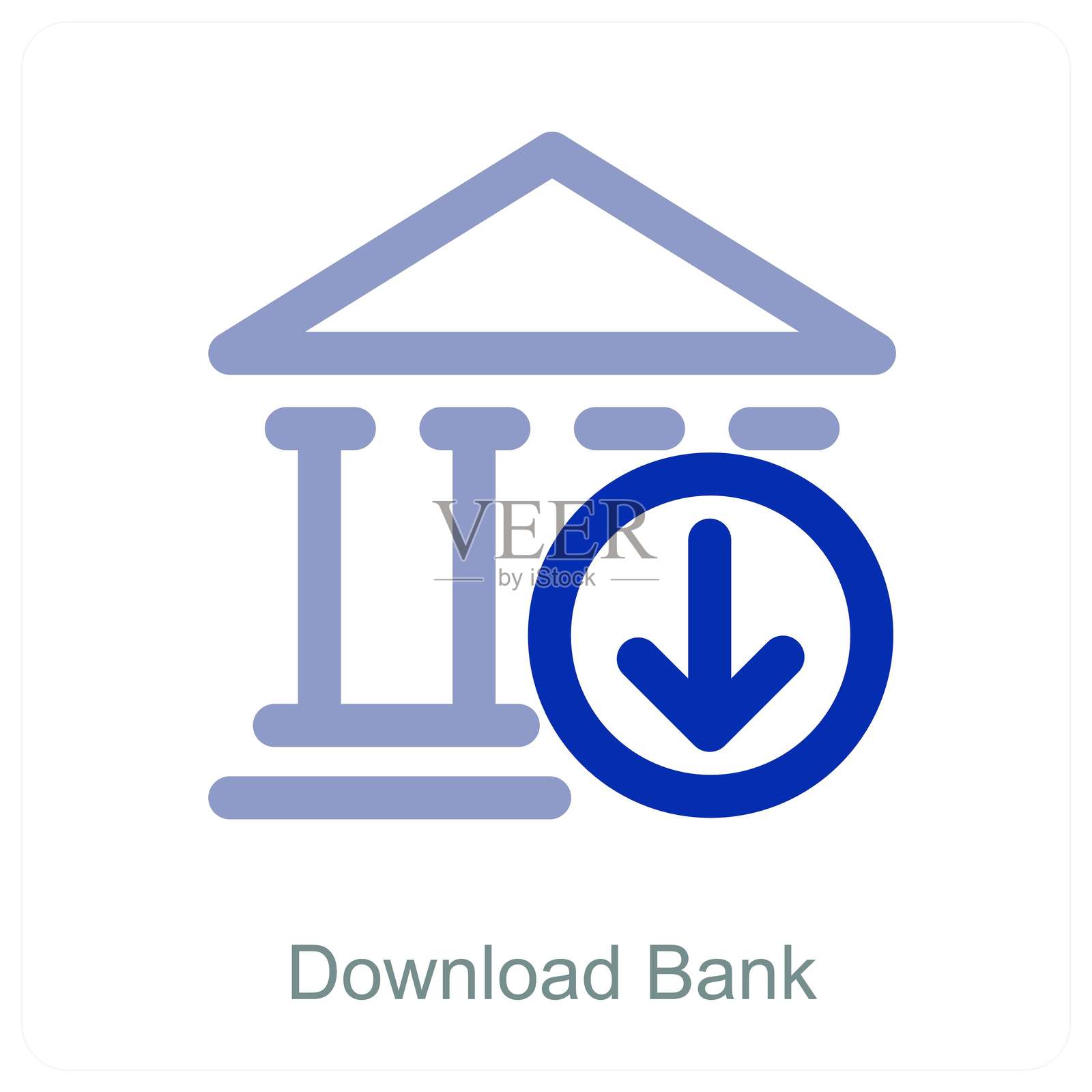 下载银行插画图片素材