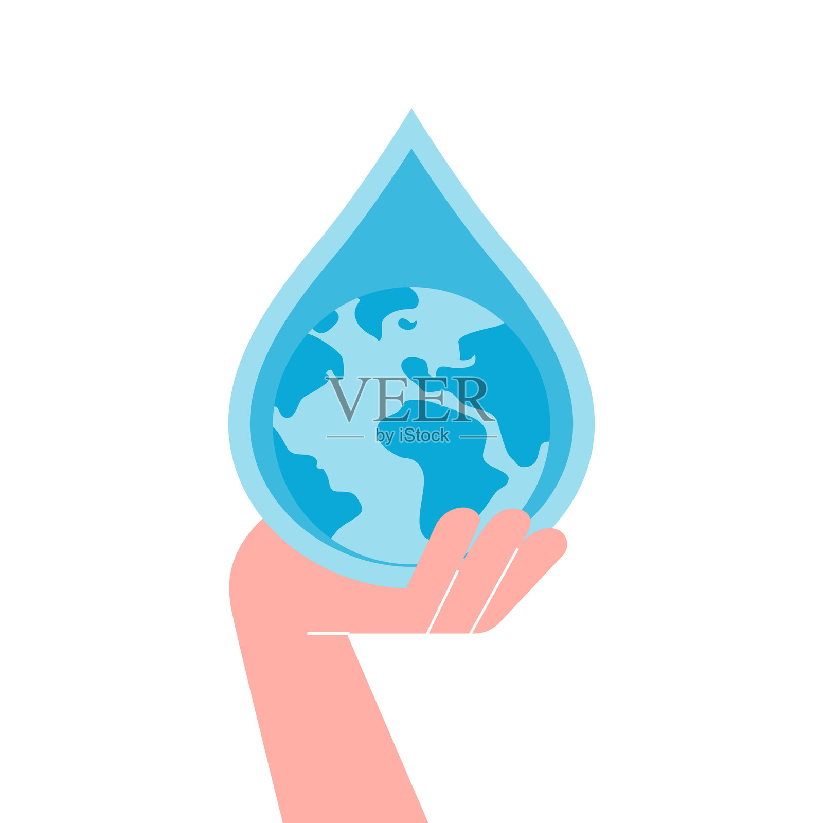 世界水日_01插画图片素材