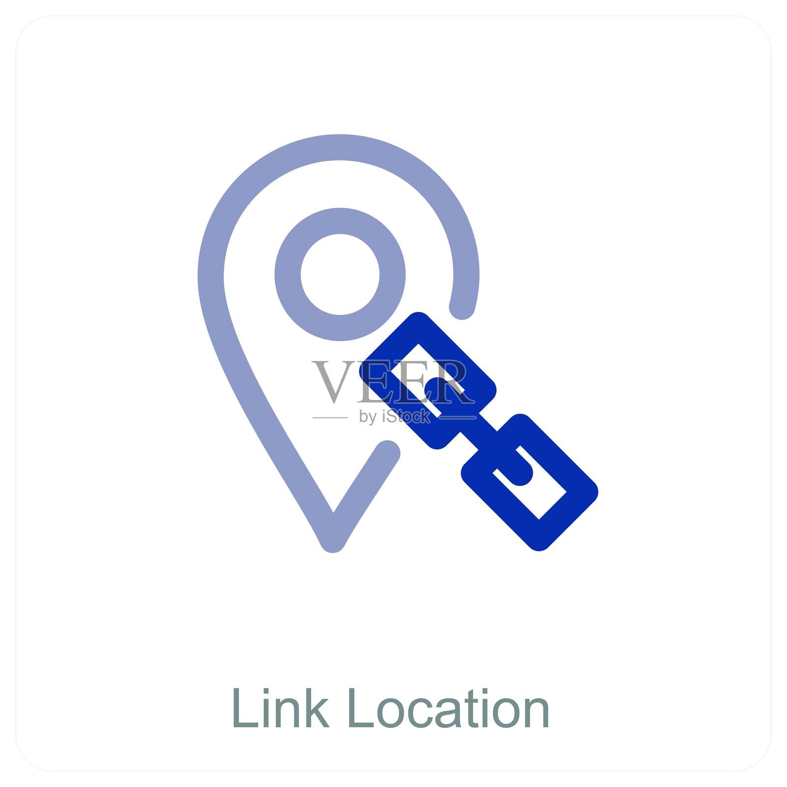 链接位置插画图片素材