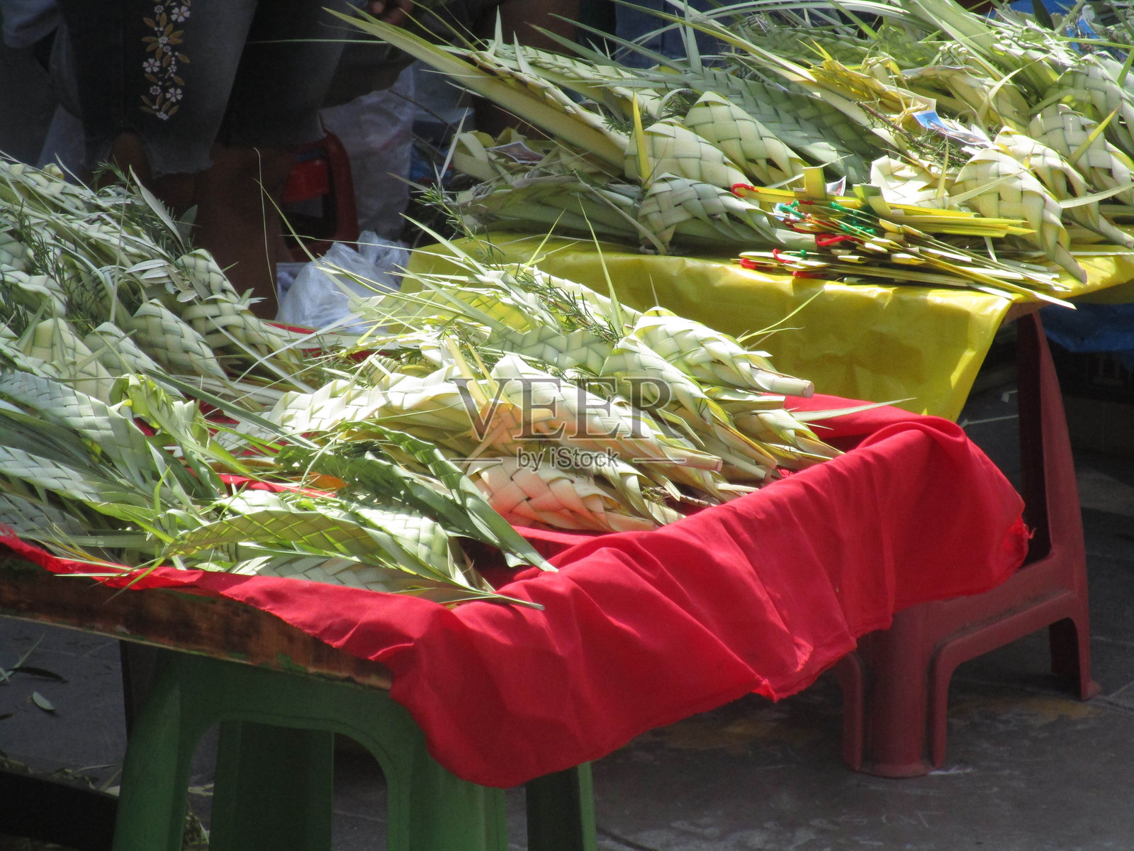 圣周的棕榈枝照片摄影图片