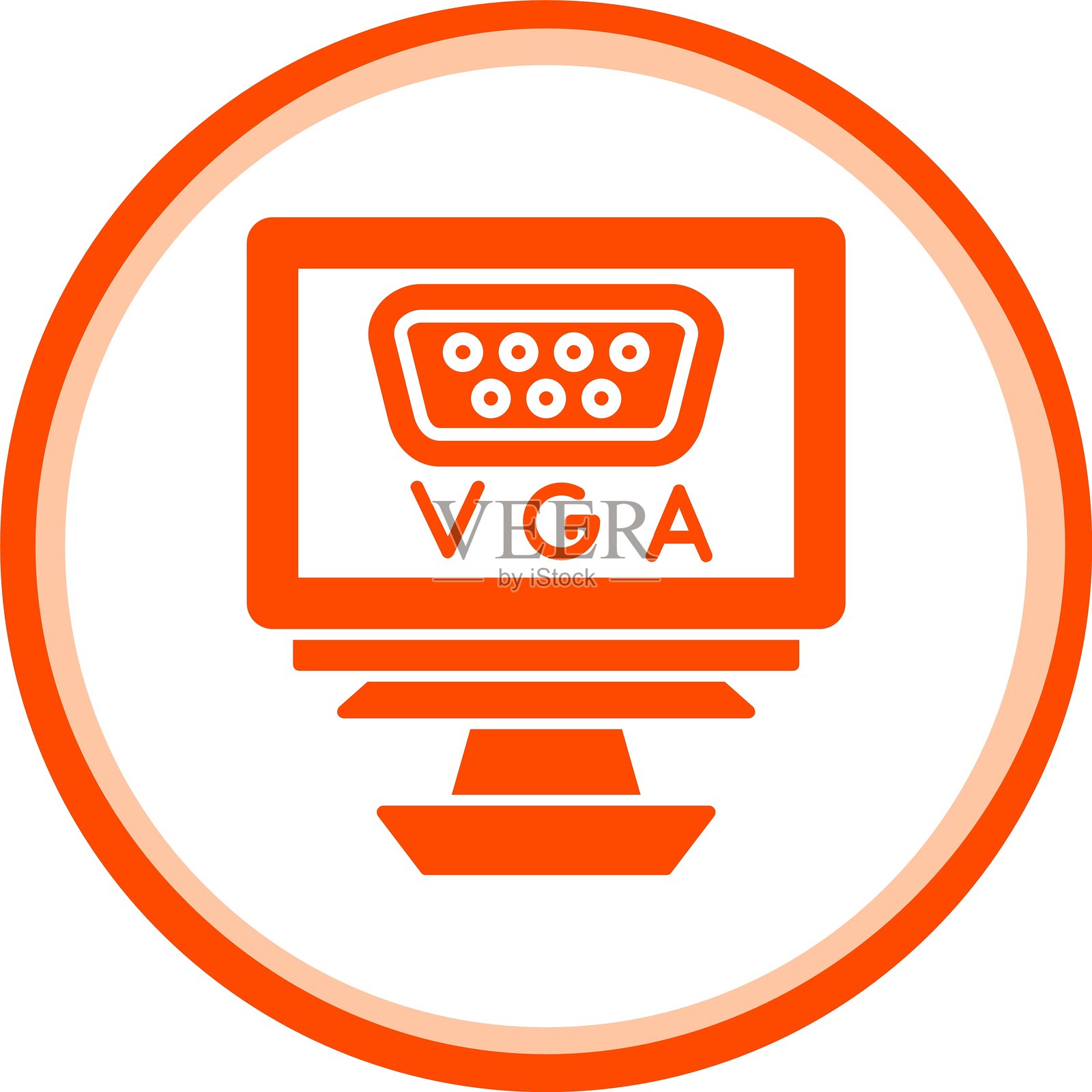 VGA图标插画图片素材