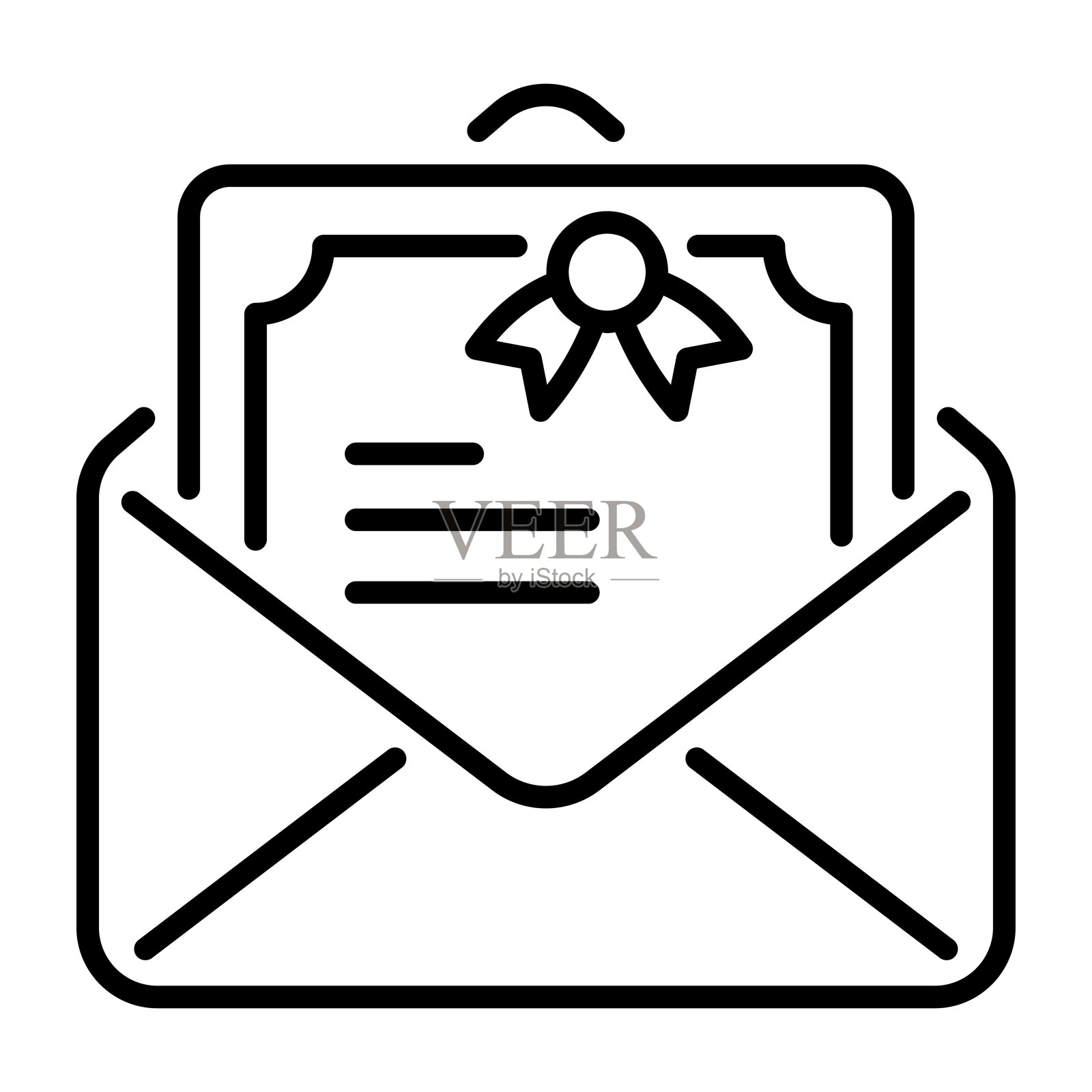 邀请函插画图片素材