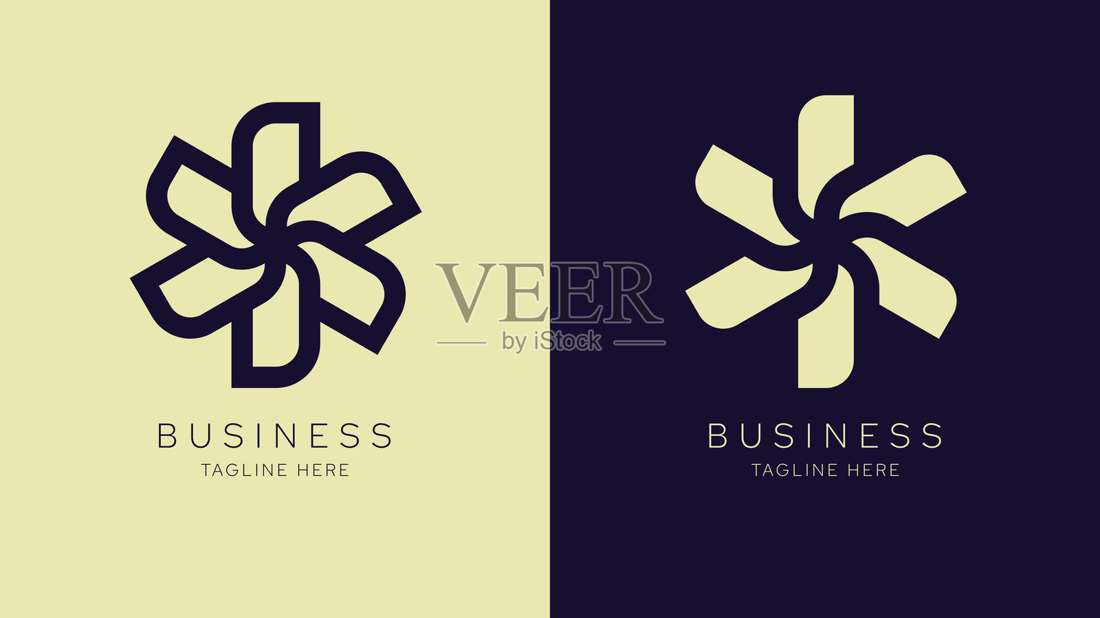 公司标志和符号设计插画图片素材