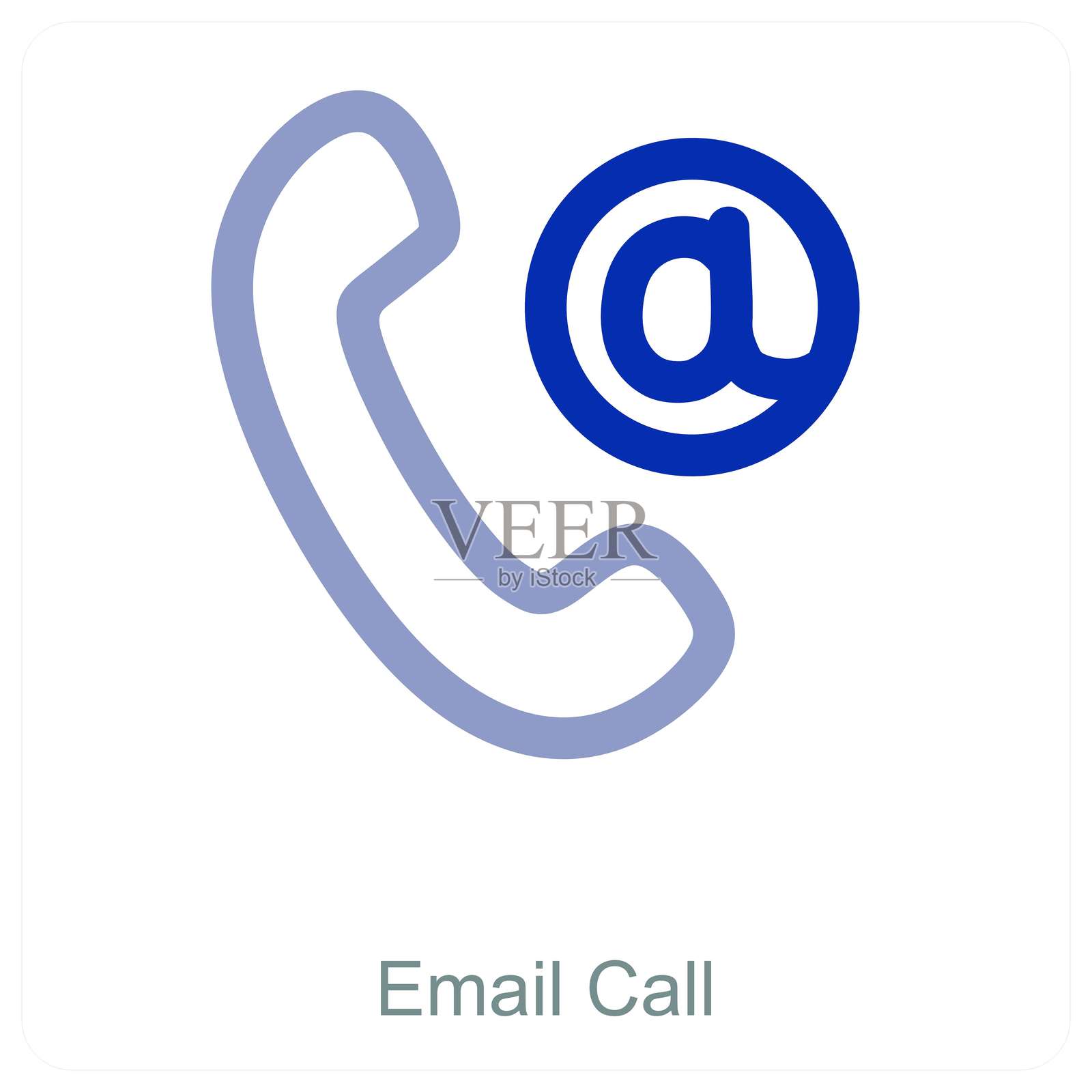 电子邮件通话插画图片素材