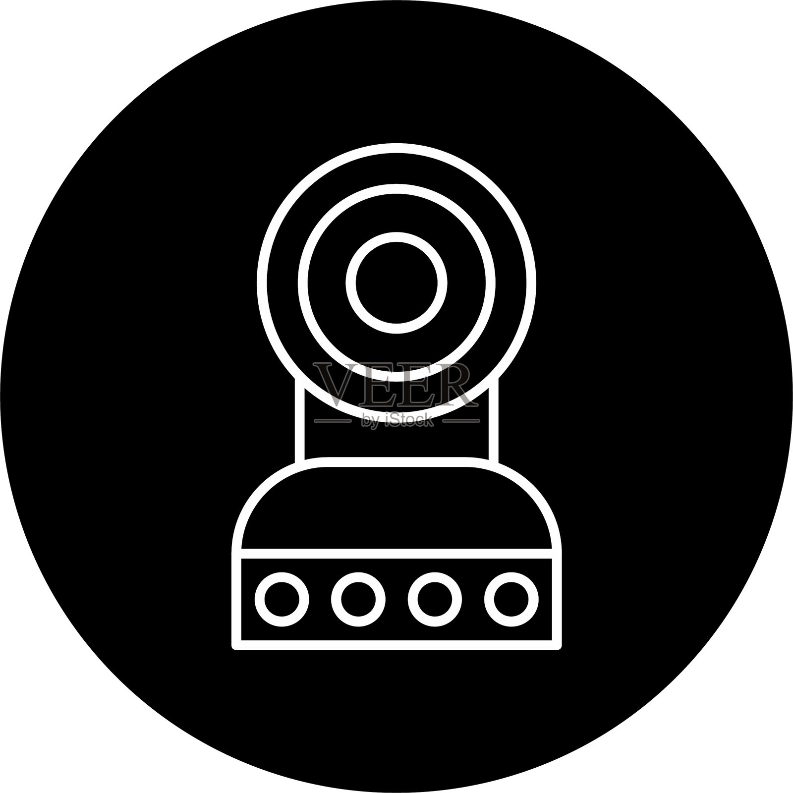 网络摄像头图标插画图片素材