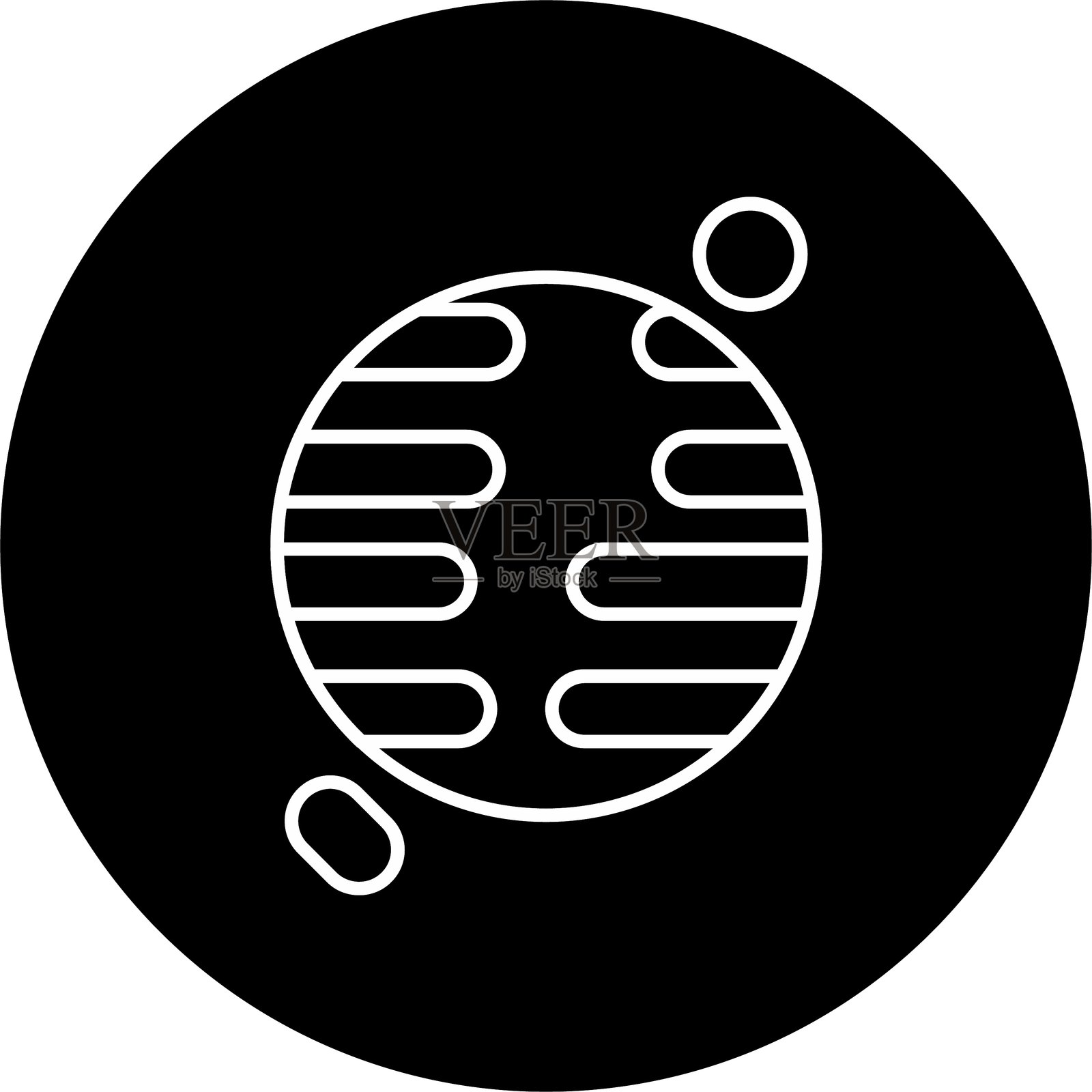 天王星图标插画图片素材