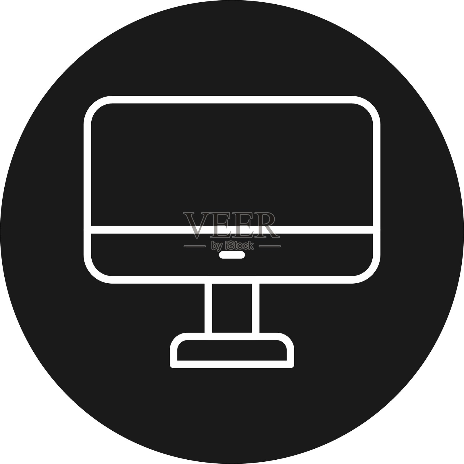 监视器屏幕图标插画图片素材